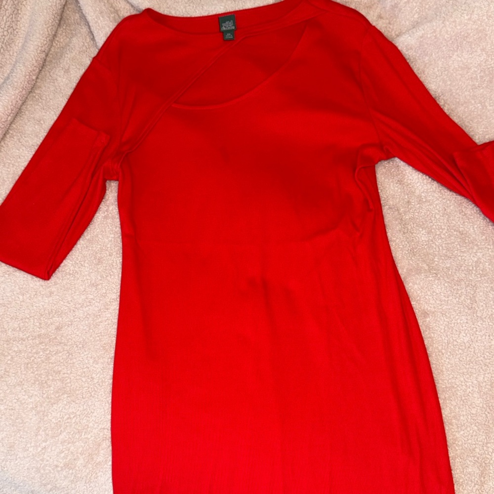 Wild Fable Bold Red Dress